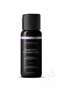 Wicked Sensual Massage Oil Lav/rosemary