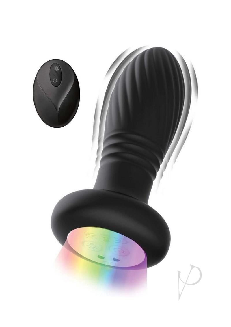 Atomic Thrusting Light Up Twist Plug Blk