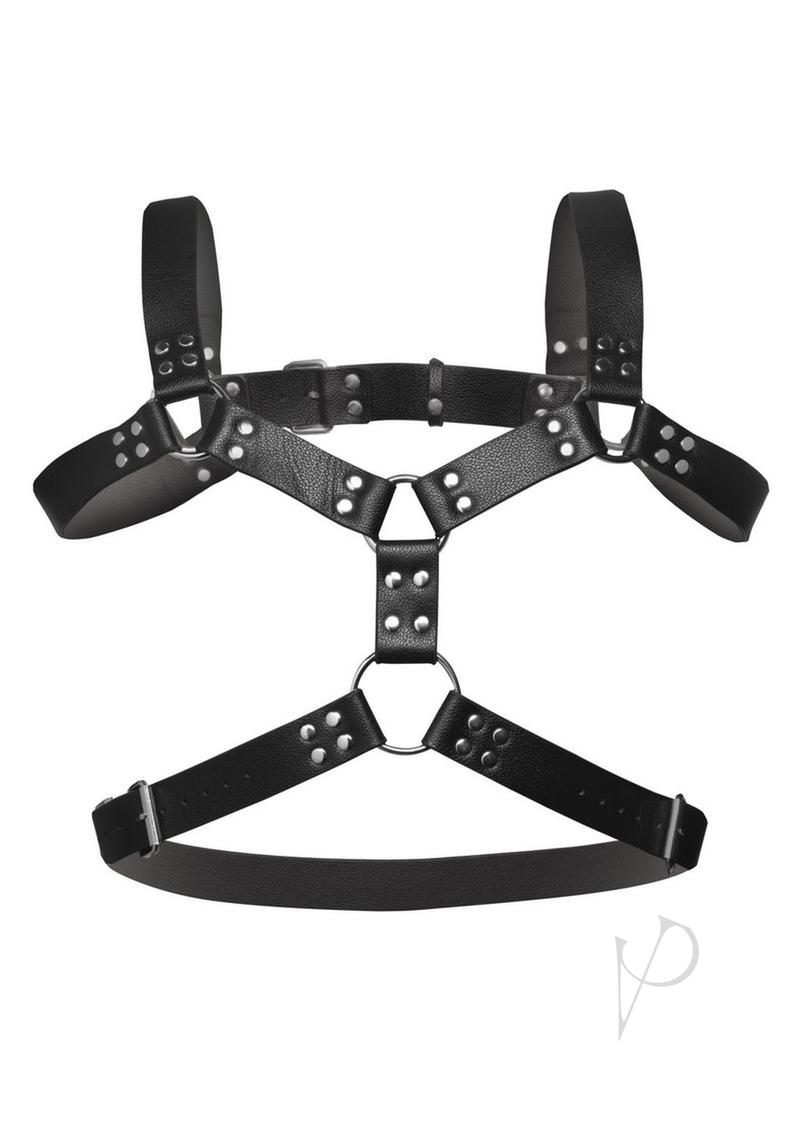 Strict 6 O Ring Chest Harness Black