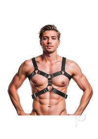 Strict 6 O Ring Chest Harness Black
