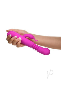 Bang Thrusting Silicone Rabbit Purple