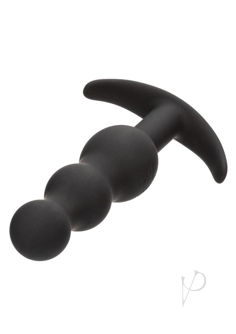 Boundless Vibrating Beaded Plug Black