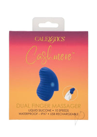 Cashmere Dual Finger Massager Blue