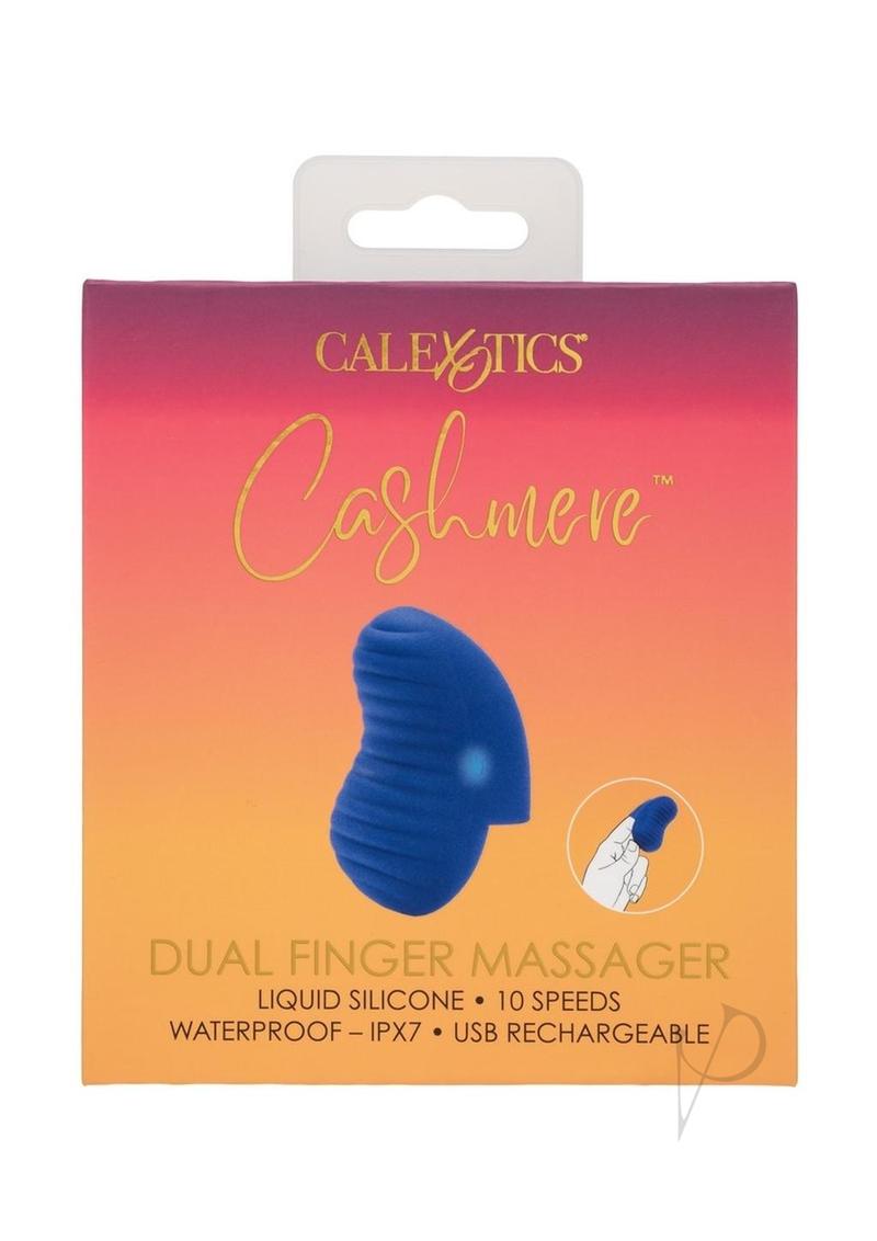 Cashmere Dual Finger Massager Blue