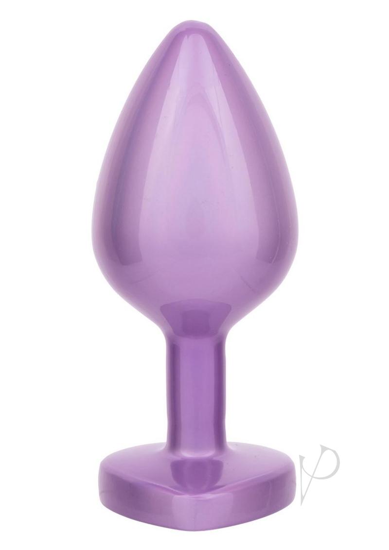 Jewel Large Amethyst Heart Plug