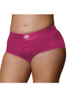 Ouch Vibe Strap On Brief Xl/xxl Pink