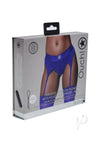 Ouch Vibe Strap On Thong M/l Blue
