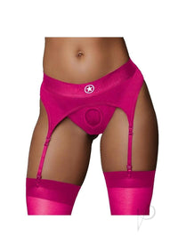 Ouch Vibe Strap On Thong M/l Pink