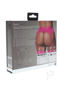 Ouch Vibe Strap On Thong Xl/xxl Pink