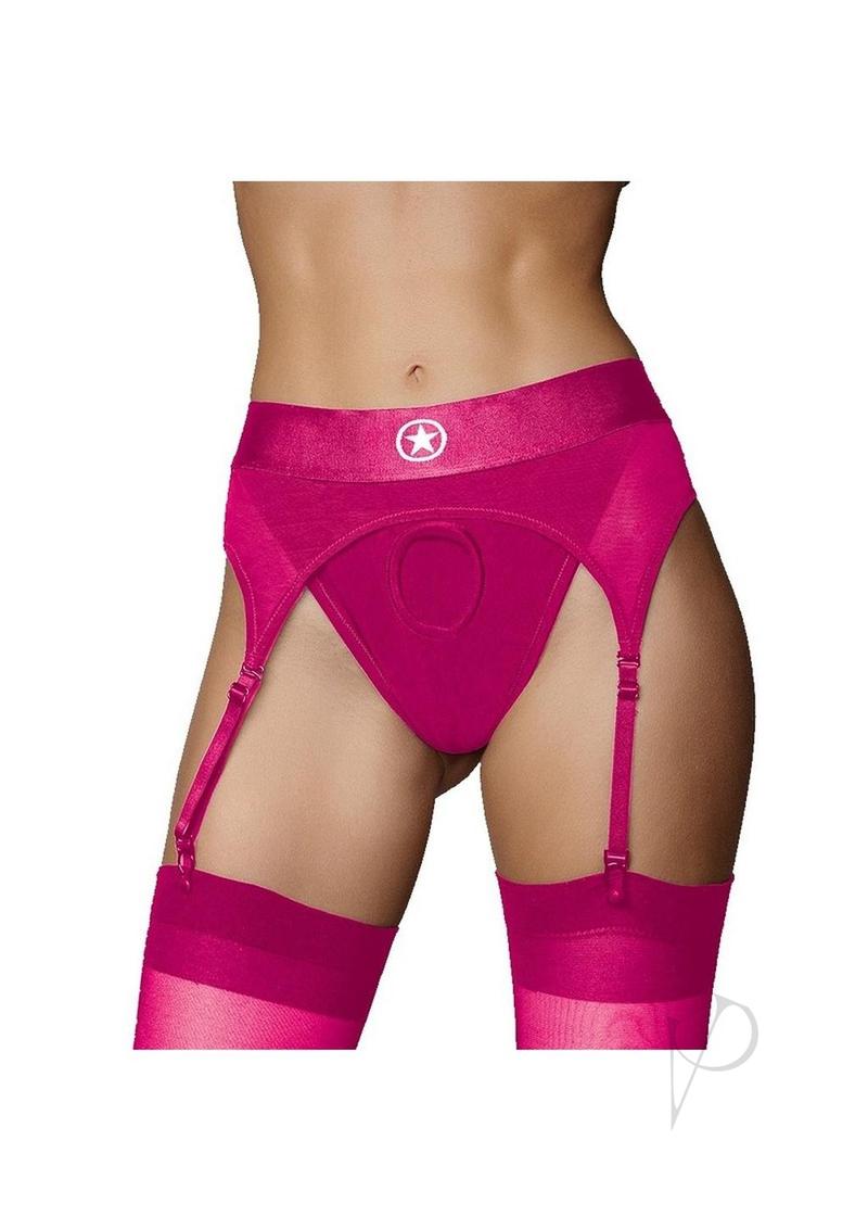 Ouch Vibe Strap On Thong Xs/sm Pnk