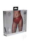 Ouch Vibe Strap On Thong M/l Red