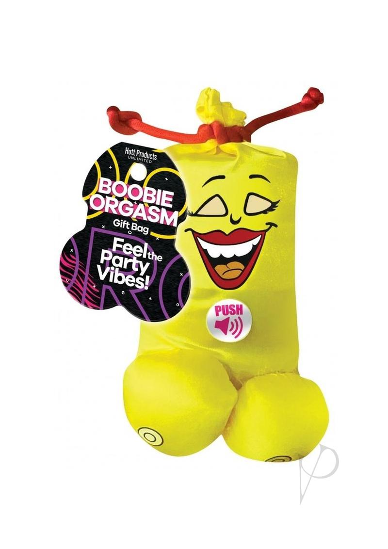 Boobie Orgasm Gift Bag Yellow