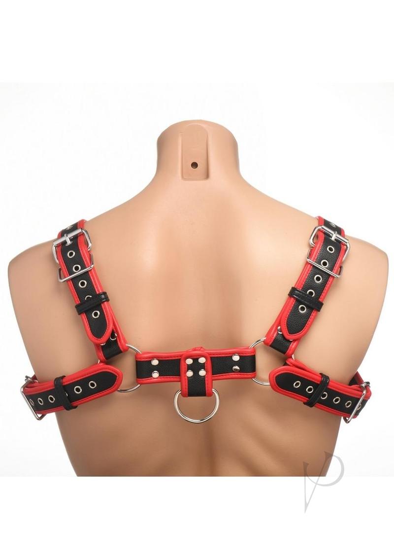 Ms Bulldog Harness Red