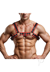 Ms Bulldog Harness Red