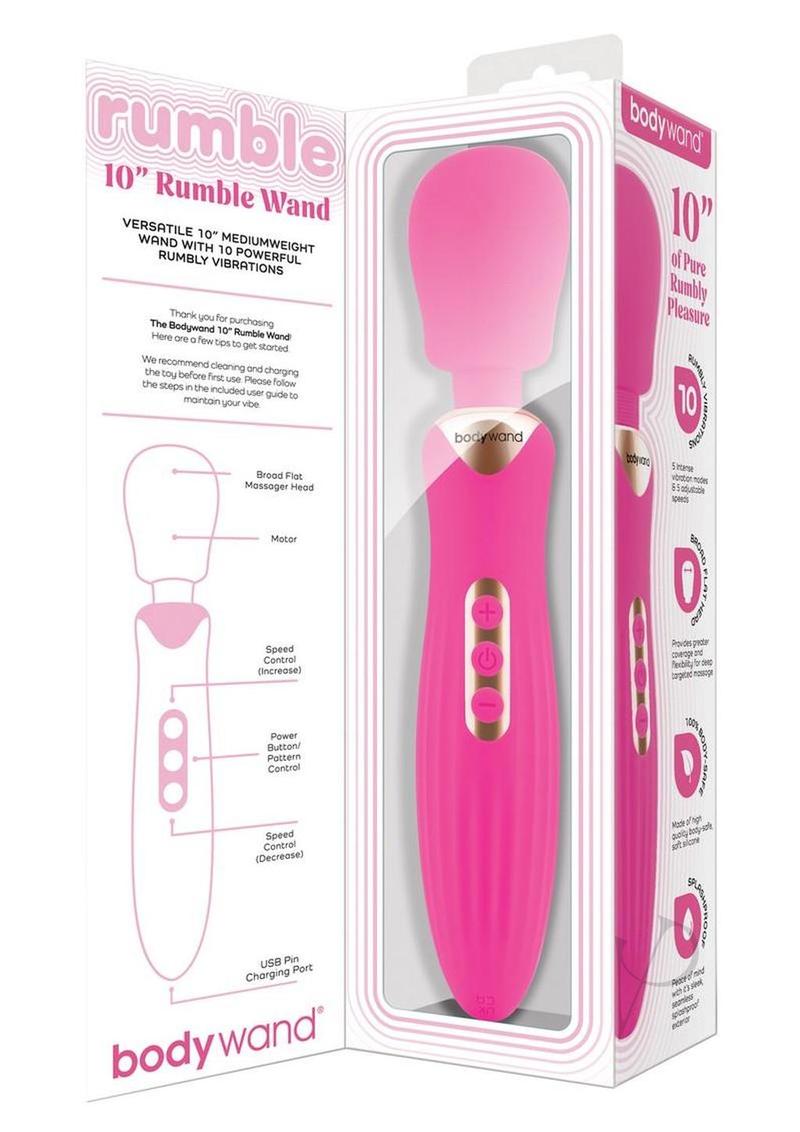 Bodywand Rumble Wand 10 Hot Pink