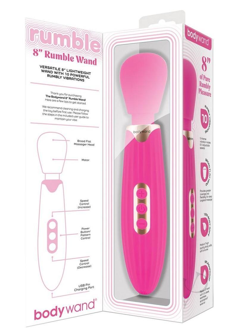 Bodywand Rumble Wand 8 Hot Pink