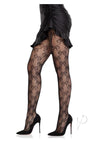 Bow Net Tights Black O/s
