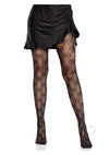 Bow Net Tights Black O/s