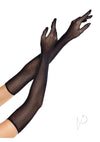 Opera Length Fishnet Gloves Black O/s