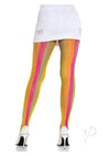 Neon Rainbow Striped Tights Multicolor O