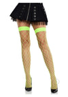 Fence Net Thigh High Neon Green O/s