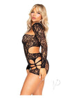 Cut-out Lace Romper With Attached Shrug