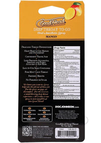 Goodhead Deep Throat Spray To Go Mango
