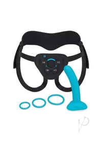 Bvibe Everybody Strapon Set 6in Peg Teal