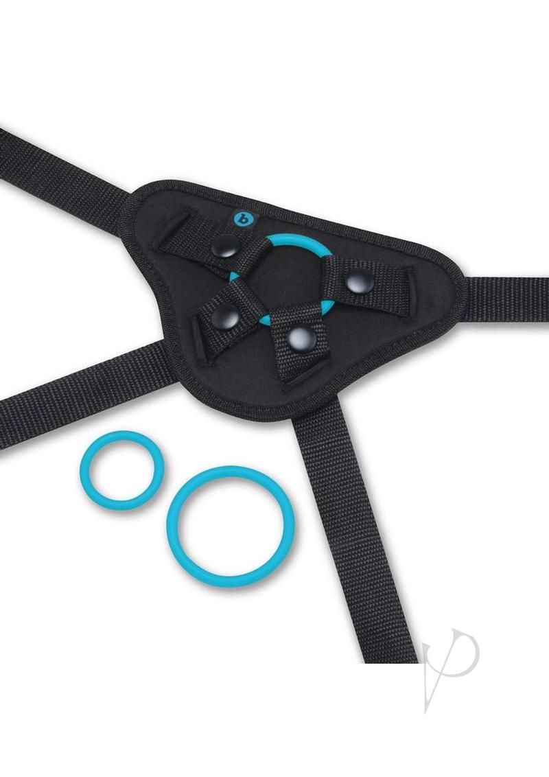 Bvibe Everybody Strapon Set 6in Peg Teal