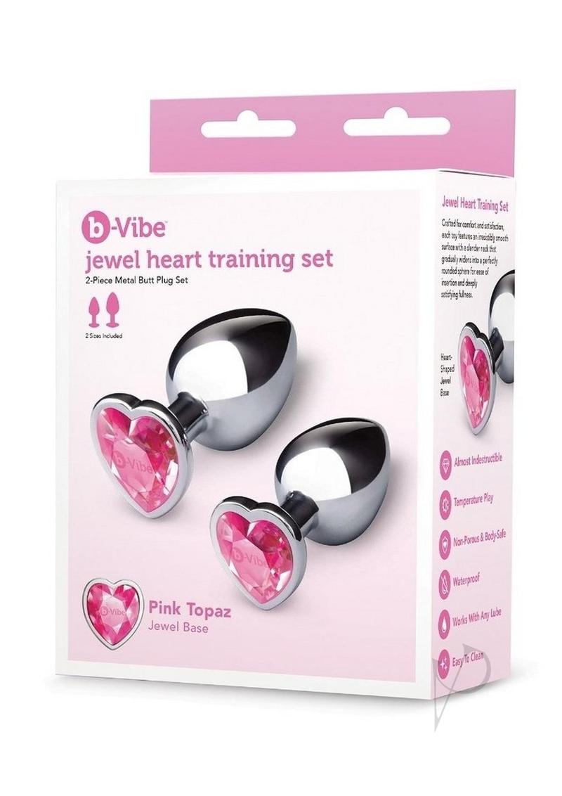 B Vibe Jewel Metal Training 2pc Pnk/slv