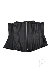 Leather Corset Lxl Black