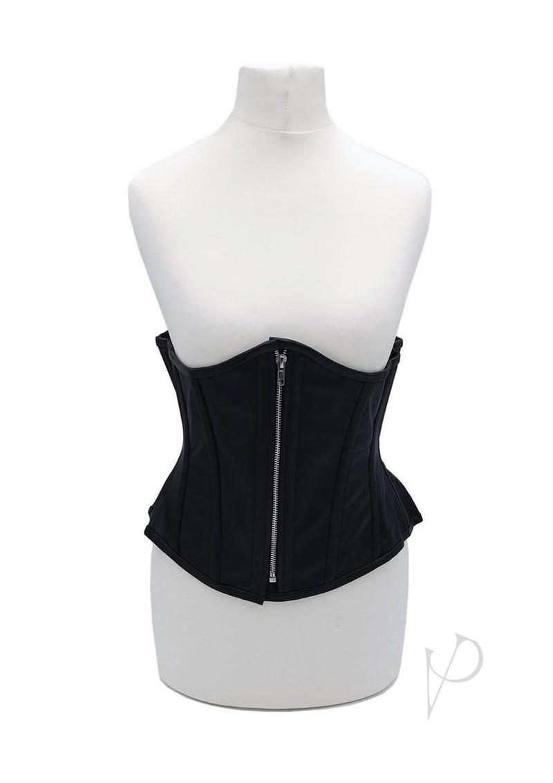 Leather Corset Lxl Black
