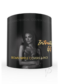 Gg Nipple Cover 3pk Brown