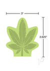 Cannabis Leaf Sticky Notes