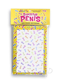 Super Fun Penis Notepad
