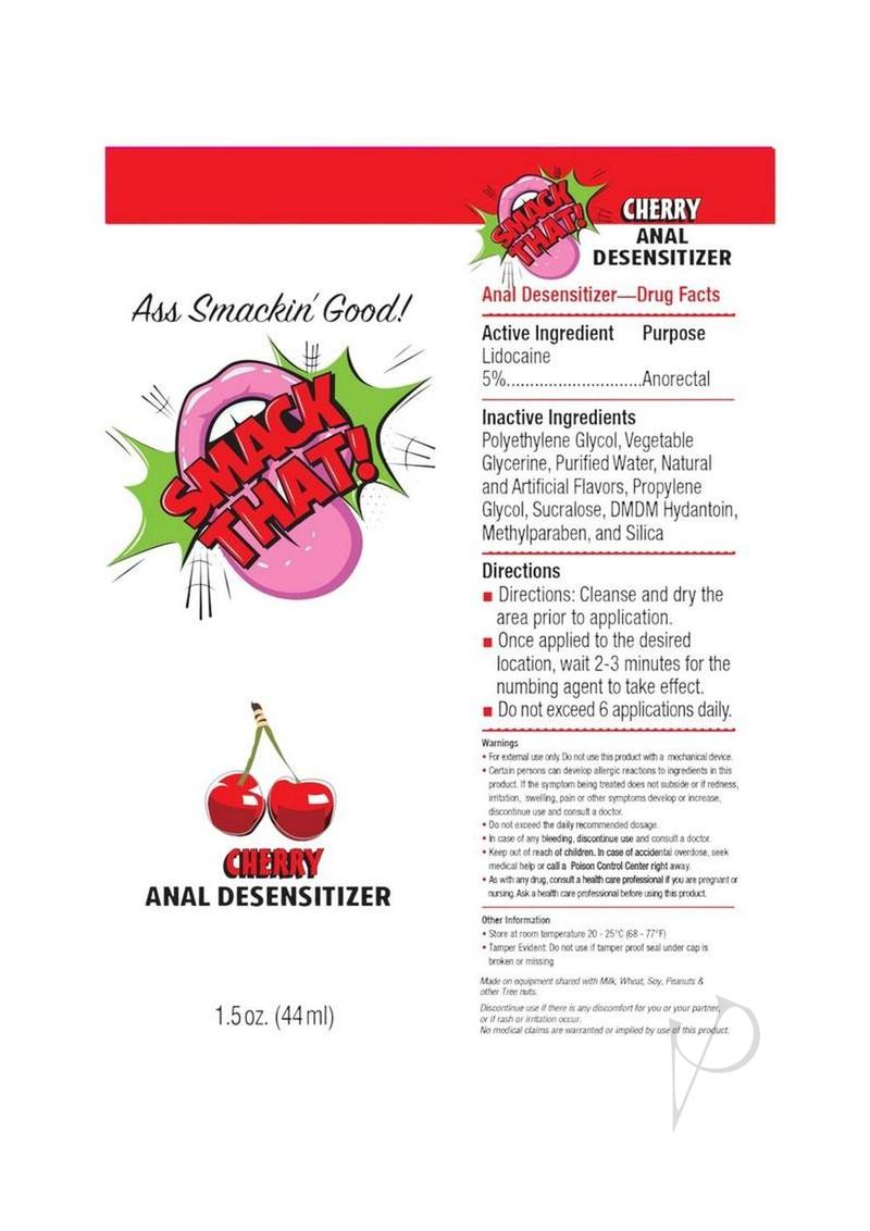 Smack That Anal Desense Cherry 1.5oz