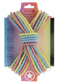 Ouch Bondage Rope 10 Meter Multi Pastel