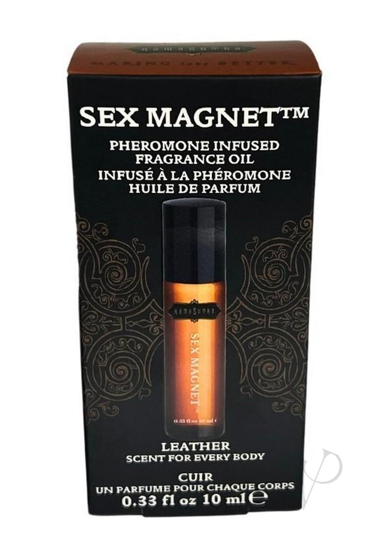 Sex Magnet Leather Pheromone Roll On