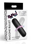 Bg Flexible Silicone Bullet Blk