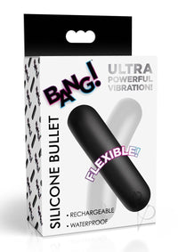 Bg Flexible Silicone Bullet Blk