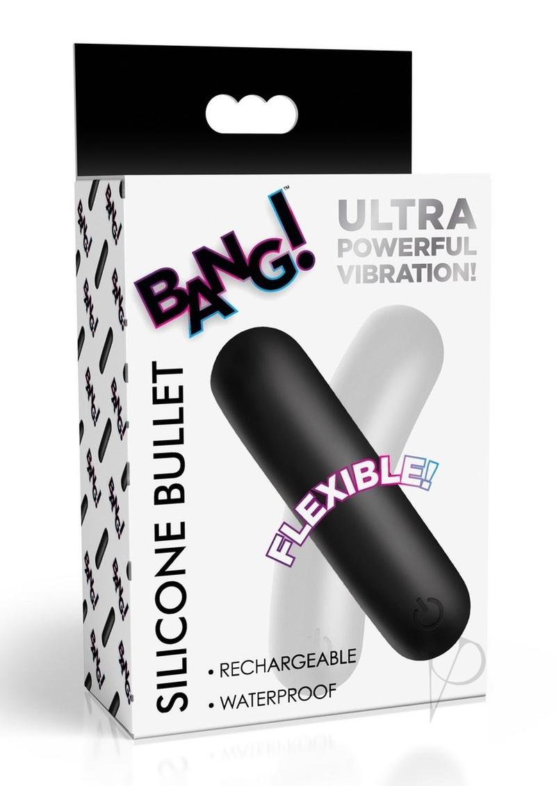 Bg Flexible Silicone Bullet Blk