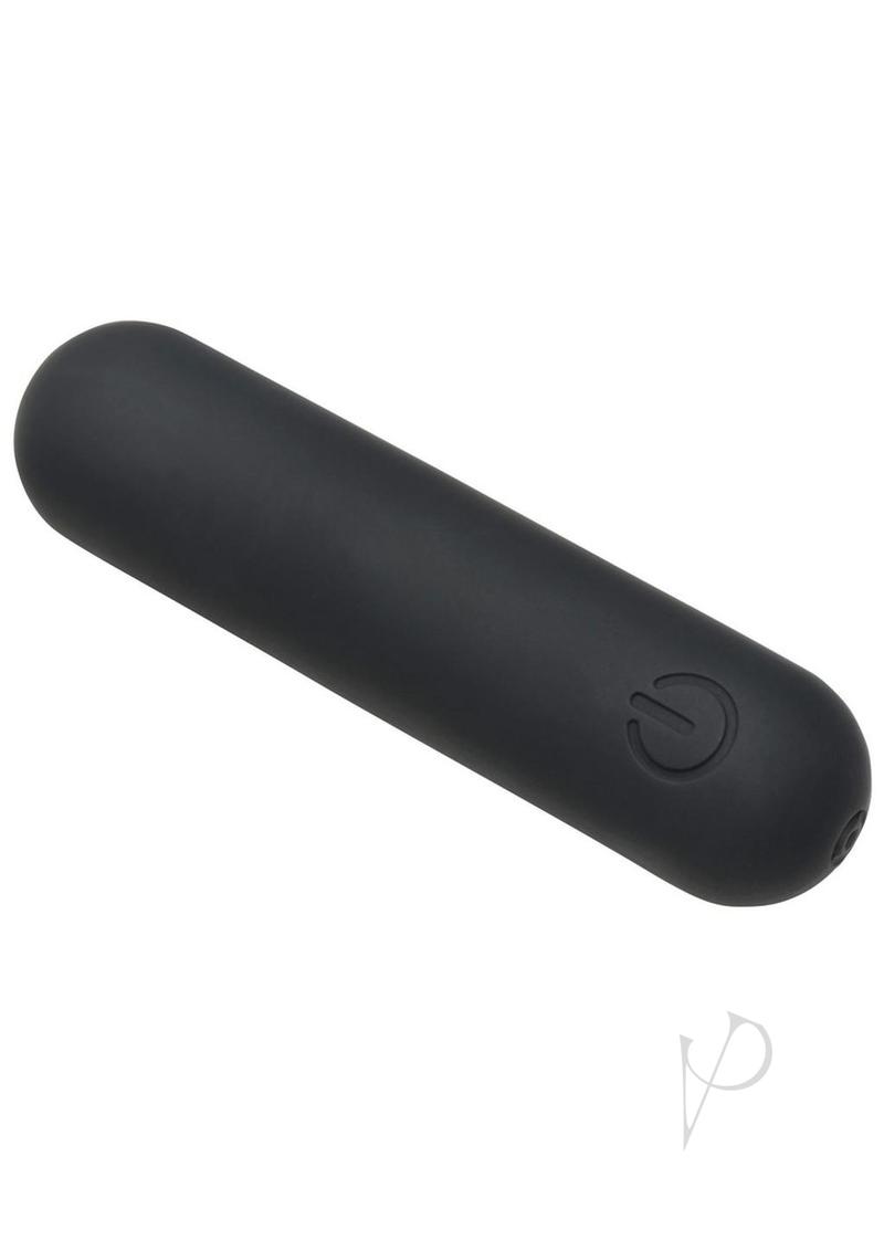 Bg Flexible Silicone Bullet Blk