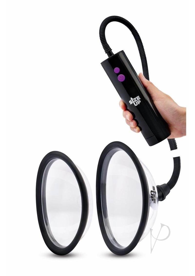 Su Recharge Pussy Pump Two Chambers Blk