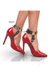 Ms Heel Cuffs Blk