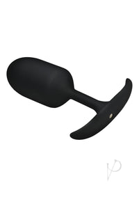 Vibrating Weight Silicone Plug Xl Blk