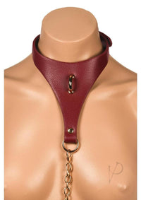 Ms Captivate Collar Body Chain Red