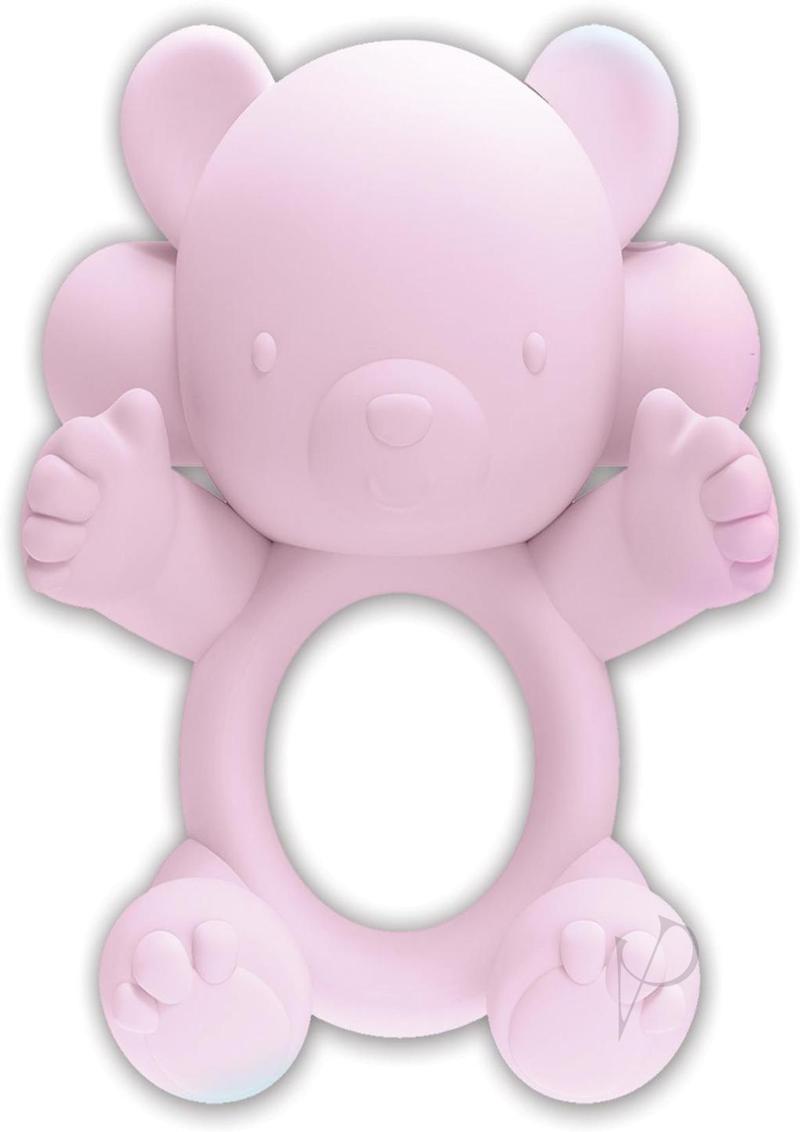 Wet Dreams Bear Hug Cock Ring Pink