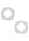 Alpha Silicone Double Stacker Clear