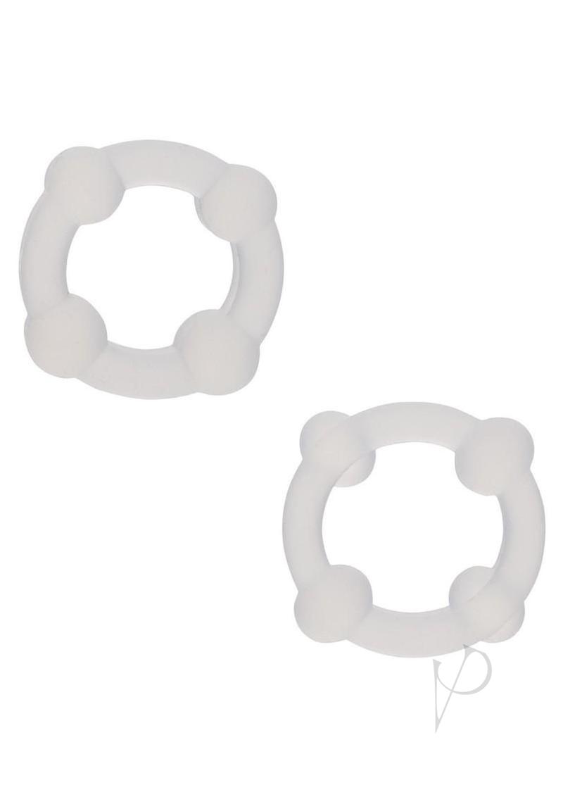 Alpha Silicone Double Stacker Clear