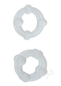 Alpha Silicone Double Stacker Clear